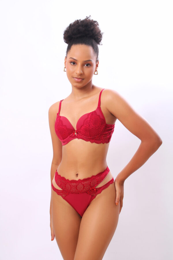 Conjunto com calcinha fio dental - 32131346