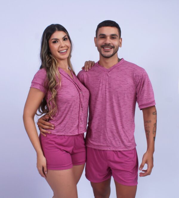 Pijama Americano Masculino em Malha PV - 47001447 - Image 2
