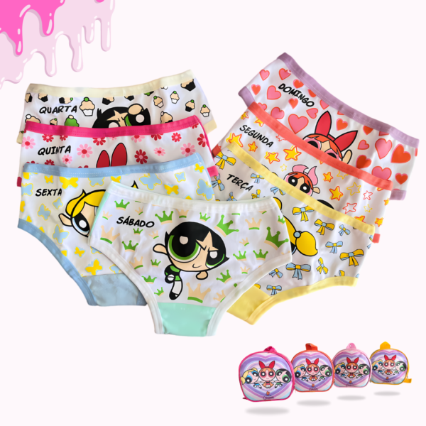 Kit calcinha semaninha, 7 peças - 93001148